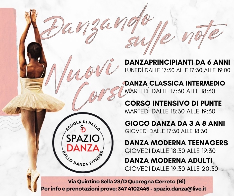 Corsi Danza classica e moderna - Scuola di ballo Spazio Danza